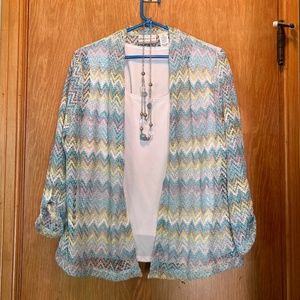 Alfred Dunner 3-in-1 Blouse Set